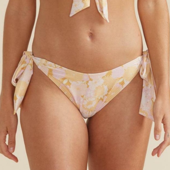 Minkpink Swim | Brianna Tie Bottoms Multi NWT Large - Picture 4 of 9